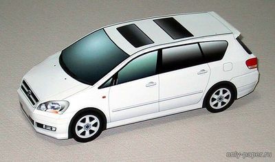 Сборная бумажная модель / scale paper model, papercraft Toyota Ipsum 240S 