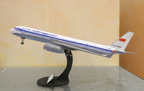 Сборная бумажная модель / scale paper model, papercraft Ту-204 Аэрофлот СССР (o1399xa - kav1961) 