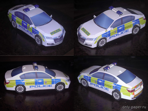 Сборная бумажная модель 2013 Honda Accord Hybrid Wiltshire Police