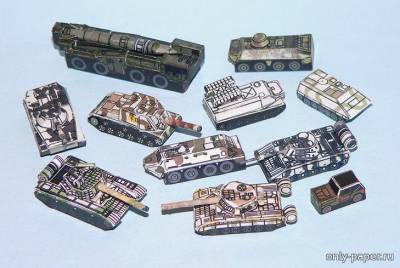 Сборная бумажная модель / scale paper model, papercraft Independent Liberation Army Set (R & P Models) 