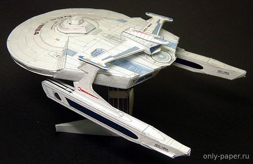 Сборная бумажная модель / scale paper model, papercraft USS Reliant (Star Trek) 